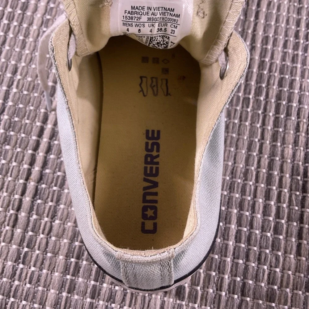 Converse Chuck Taylor All Star Low Top Mint Green Sneakers 153872F Womens 6